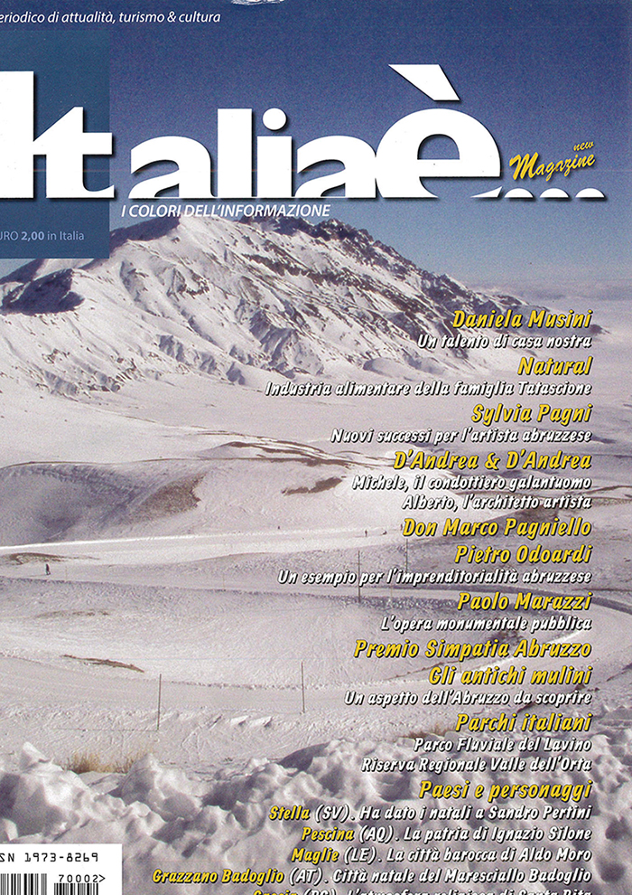 Articolo Italiaè Magazine copertina 